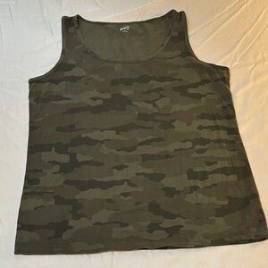 Women's Duluth Camo Tank Top Size 1X Chest measurement is 20.5” & length is 26”